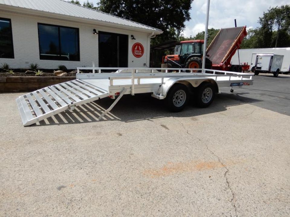 New 2027 Aluma 78x16' Utility, Bi-Fold Tailgate,7K GVWR 7816ESA-TA