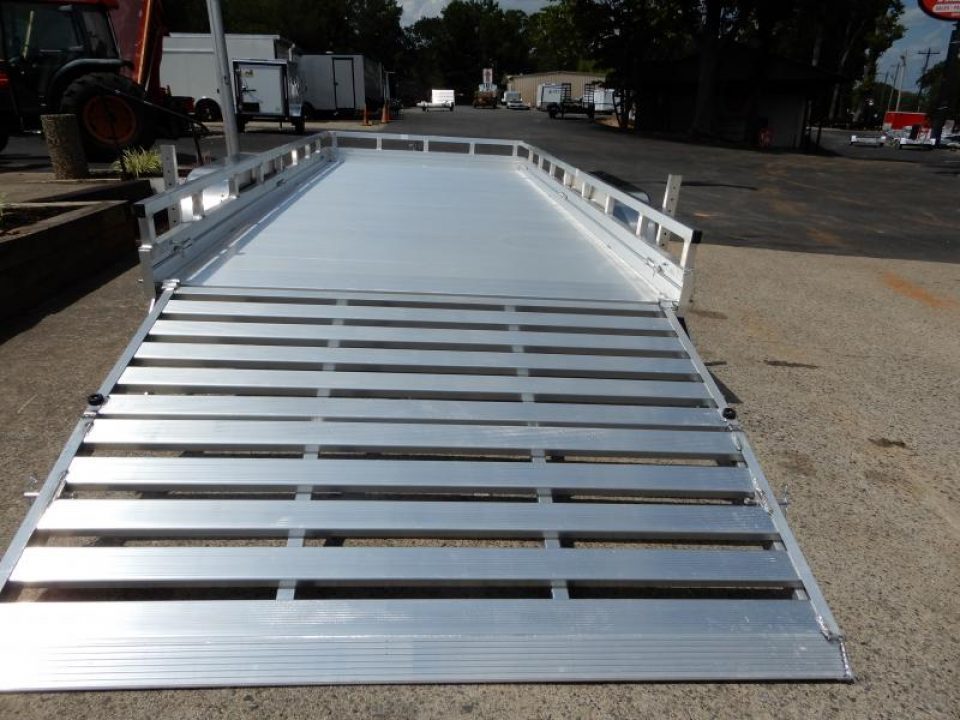 New 2027 Aluma 78x16' Utility, Bi-Fold Tailgate,7K GVWR 7816ESA-TA