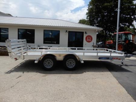 New 2027 Aluma 78x16' Utility, Bi-Fold Tailgate,7K GVWR 7816ESA-TA