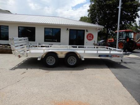 New 2027 Aluma 78x16' Utility, Bi-Fold Tailgate,7K GVWR 7816ESA-TA