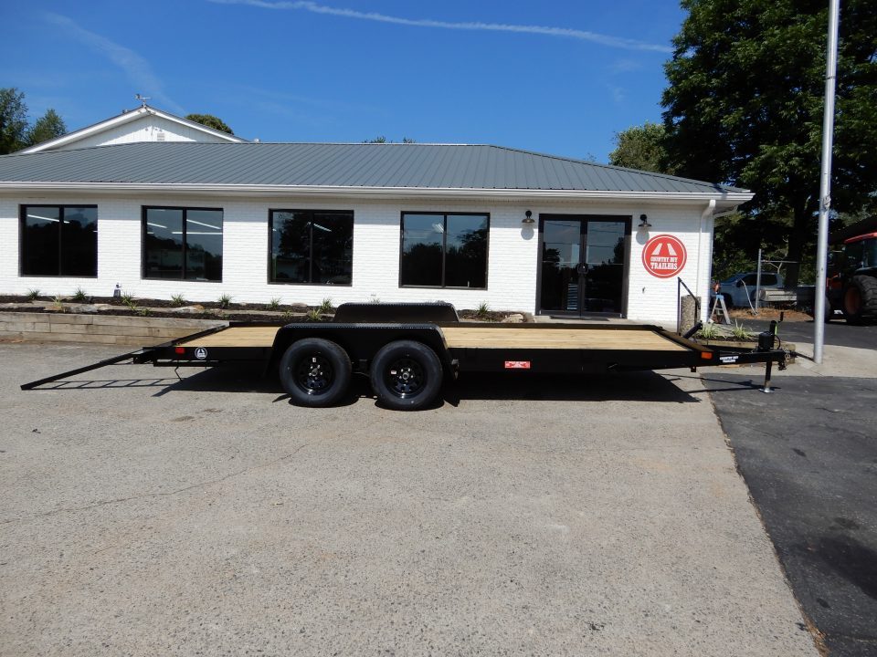 New 2027 Currahee 82x18' Car Hauler, Ramps, 7K GVWR