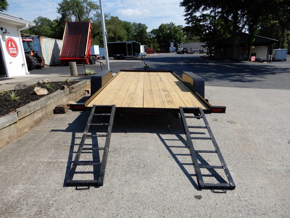 New 2027 Currahee 82x18' Car Hauler, Ramps, 7K GVWR