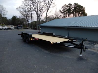 New 2027 Currahee 82x18' Car Hauler, Ramps, 7K GVWR