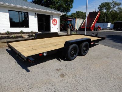 New 2027 Currahee 82x18' Car Hauler, Ramps, 7K GVWR