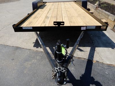 New 2027 Currahee 82x18' Car Hauler, Ramps, 7K GVWR