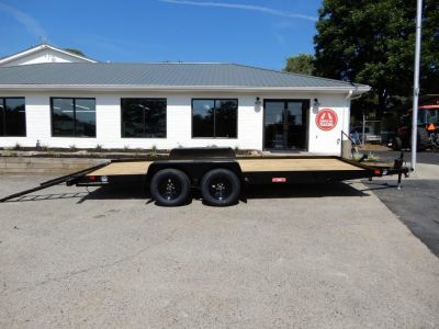 New 2027 Currahee 82x18' Car Hauler, Ramps, 7K GVWR