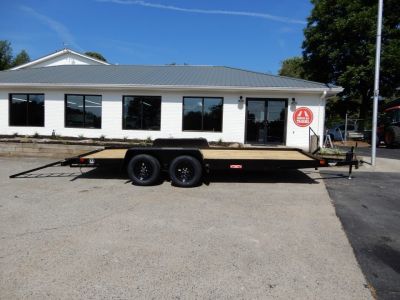 New 2027 Currahee 82x18' Car Hauler, Ramps, 7K GVWR