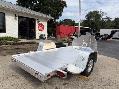 New 2027 Aluma 51"x10.5' Single Motorcycle, 1465 Payload MC10