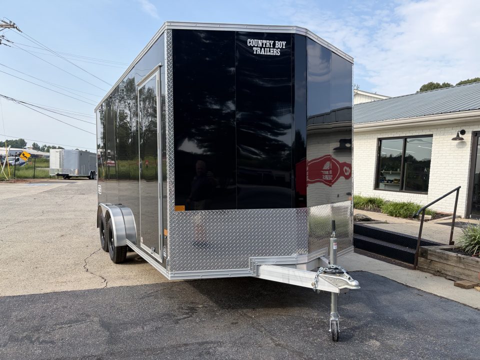 New 2027 ALCOM 7.5X16 Enclosed, 7' Height, Aluminum w/Translucent Roof