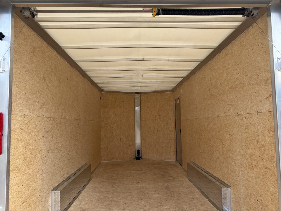 New 2027 ALCOM 7.5X16 Enclosed, 7' Height, Aluminum w/Translucent Roof