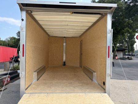 New 2027 ALCOM 7.5X16 Enclosed, 7' Height, Aluminum w/Translucent Roof