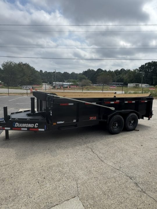 New 2027 Diamond C 82x16' Dump, 32" Sides, 7GA, Bluetooth LPT207