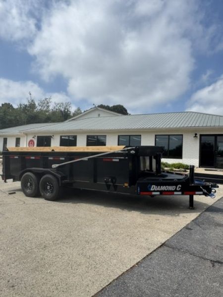 New 2027 Diamond C 82x16' Dump, 32" Sides, 7GA, Bluetooth LPT207