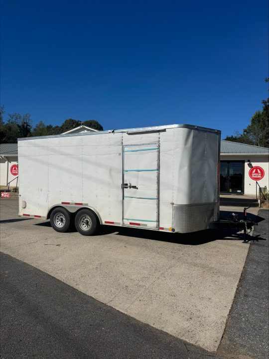 Used 2022 Cargo Craft 8.5x16 Enclosed, 7' Tall, 2-5200# Axles