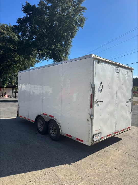 Used 2022 Cargo Craft 8.5x16 Enclosed, 7' Tall, 2-5200# Axles