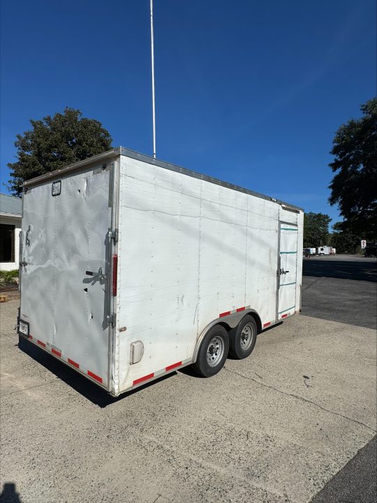 Used 2022 Cargo Craft 8.5x16 Enclosed, 7' Tall, 2-5200# Axles