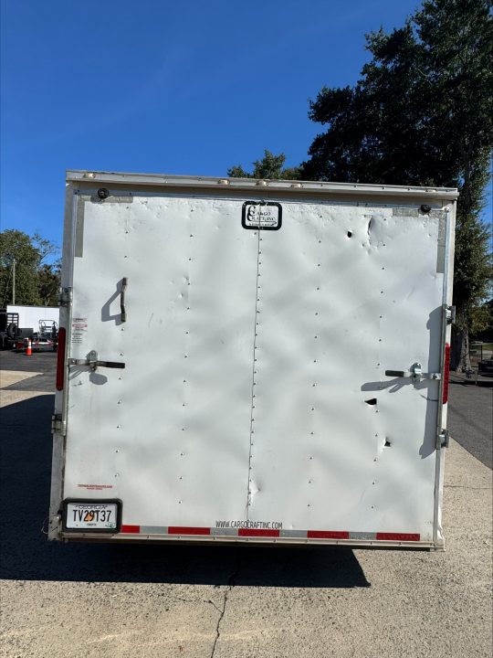 Used 2022 Cargo Craft 8.5x16 Enclosed, 7' Tall, 2-5200# Axles