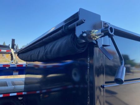 New 2026 H&H Trailers 7x16' Tandem Axle 14K Dump Trailer 4' Sides