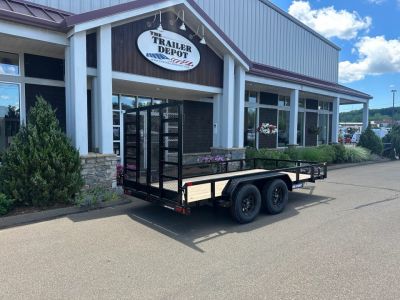 New Sure-Trac 7′ X 14′ OPEN LANDSCAPE TRAILER 7K