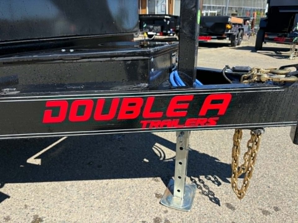 New DUMP NO SPREADER 2027 DOUBLE A ELP147-14 7X14 TANDEM AXLE 15400 GVWR TRAILER