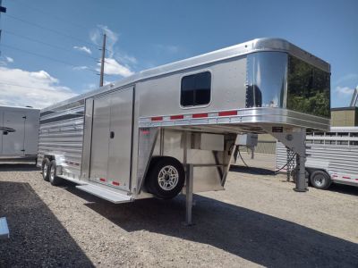 New 2026 Featherlite Trailers Model 8413 25' Stock / Stock Combo Trailer