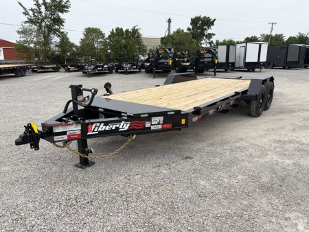 New 2026 Liberty LE14K83X17+3B8BAR (83" x 17' + 3') 15.4K Equipment Trailer w/ Mammoth Ramps