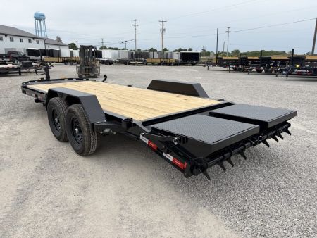 New 2026 Liberty LE14K83X17+3B8BAR (83" x 17' + 3') 15.4K Equipment Trailer w/ Mammoth Ramps