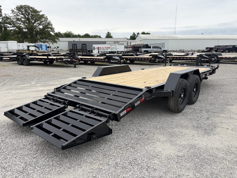 New 2026 Liberty LE14K83X17+3B8BAR (83" x 19' + 3') 15.4K Equipment Trailer w/ Mammoth Ramps