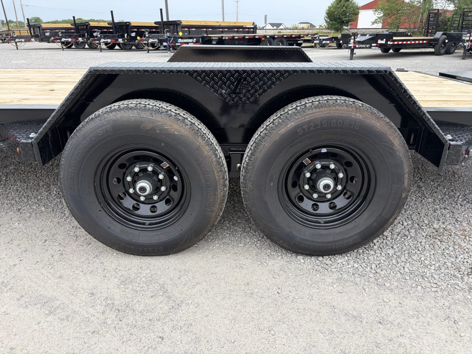 New 2026 Liberty LE14K83X17+3B8BAR (83" x 19' + 3') 15.4K Equipment Trailer w/ Mammoth Ramps
