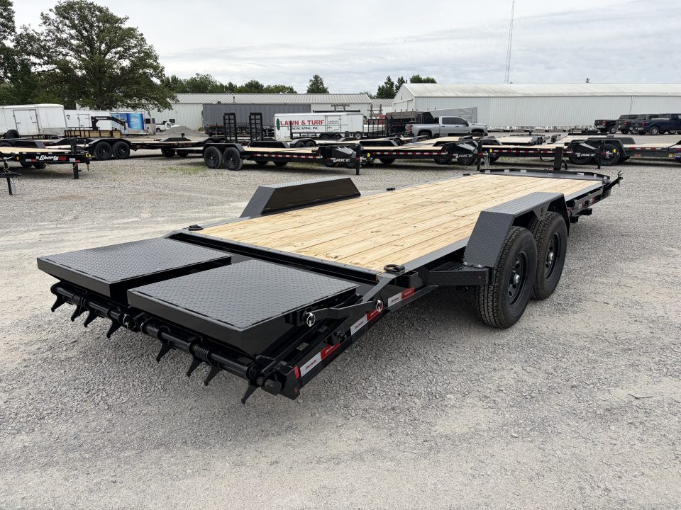 New 2026 Liberty LE14K83X17+3B8BAR (83" x 19' + 3') 15.4K Equipment Trailer w/ Mammoth Ramps