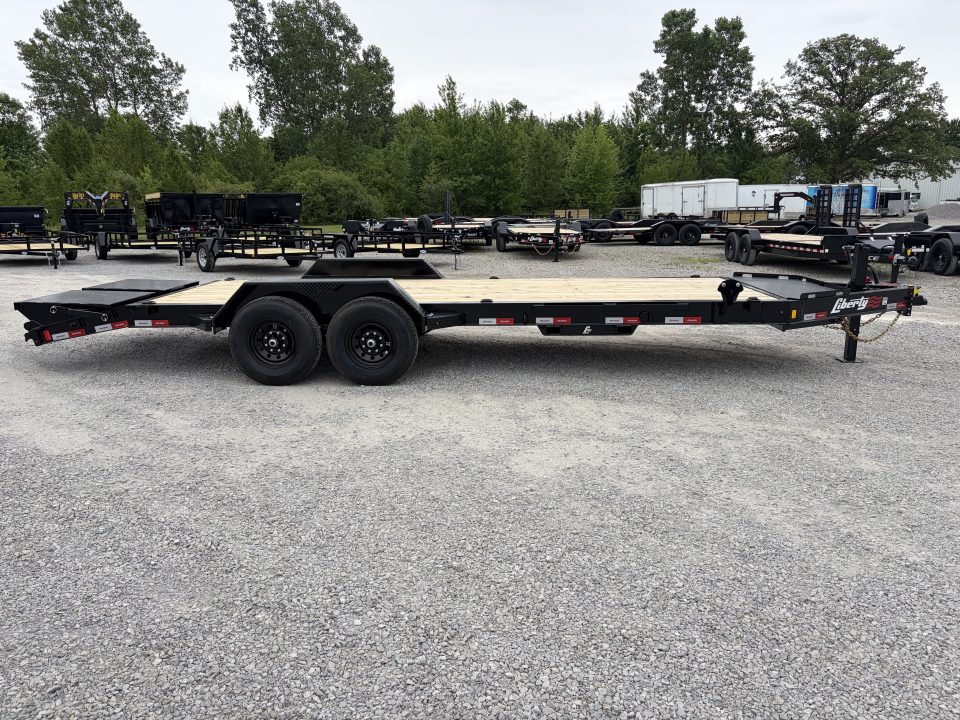 New 2026 Liberty LE14K83X17+3B8BAR (83" x 19' + 3') 15.4K Equipment Trailer w/ Mammoth Ramps