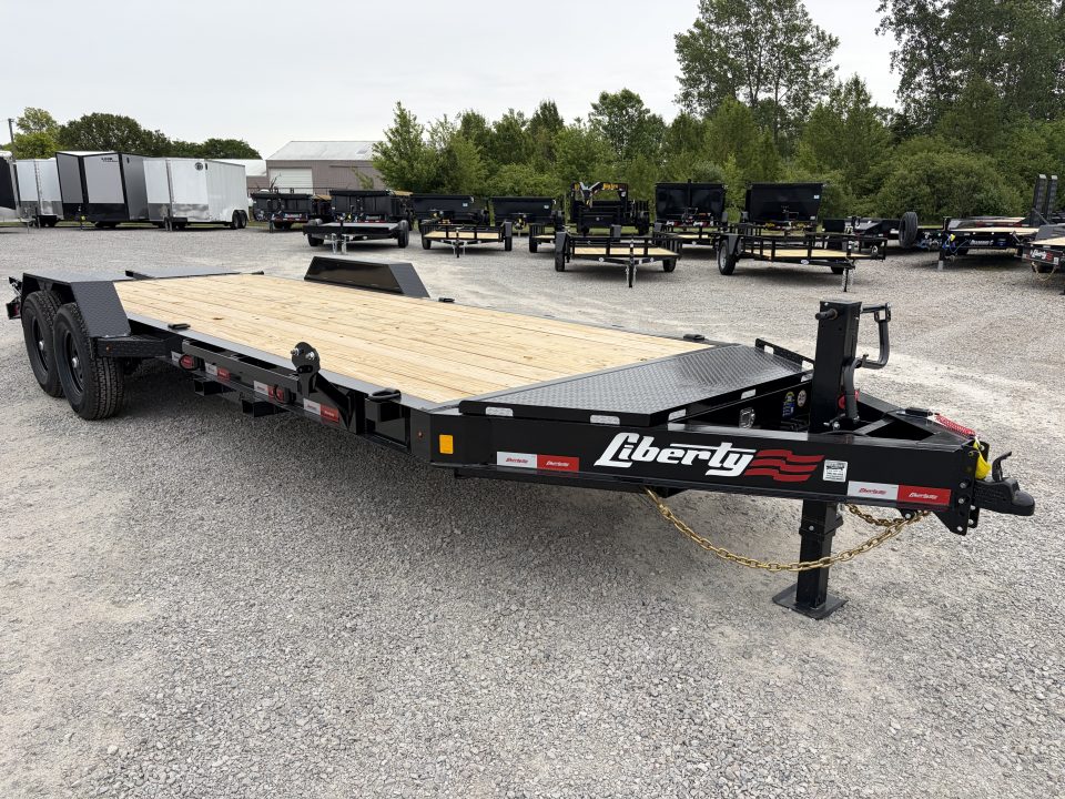 New 2026 Liberty LE14K83X17+3B8BAR (83" x 19' + 3') 15.4K Equipment Trailer w/ Mammoth Ramps