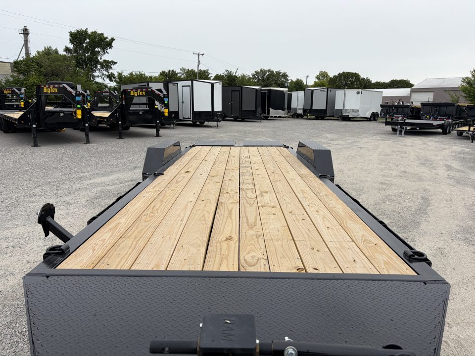 New 2026 Liberty LE14K83X17+3B8BAR (83" x 19' + 3') 15.4K Equipment Trailer w/ Mammoth Ramps