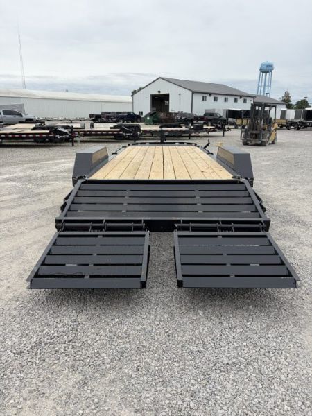 New 2026 Liberty LE14K83X17+3B8BAR (83" x 19' + 3') 15.4K Equipment Trailer w/ Mammoth Ramps