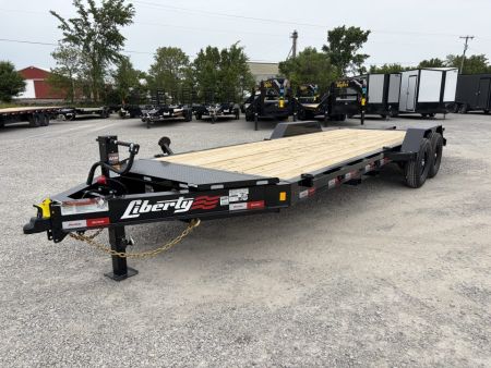 New 2026 Liberty LE14K83X17+3B8BAR (83" x 19' + 3') 15.4K Equipment Trailer w/ Mammoth Ramps