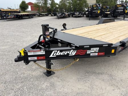 New 2026 Liberty LE14K83X17+3B8BAR (83" x 19' + 3') 15.4K Equipment Trailer w/ Mammoth Ramps