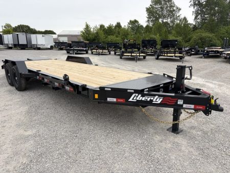New 2026 Liberty LE14K83X17+3B8BAR (83" x 19' + 3') 15.4K Equipment Trailer w/ Mammoth Ramps
