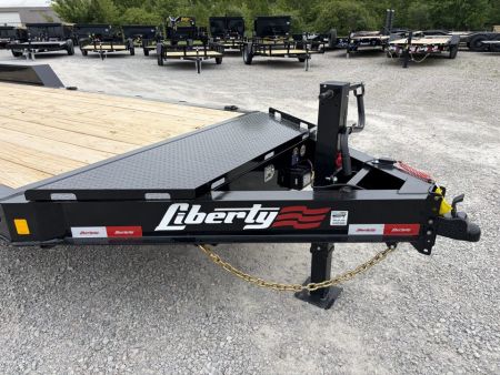 New 2026 Liberty LE14K83X17+3B8BAR (83" x 19' + 3') 15.4K Equipment Trailer w/ Mammoth Ramps