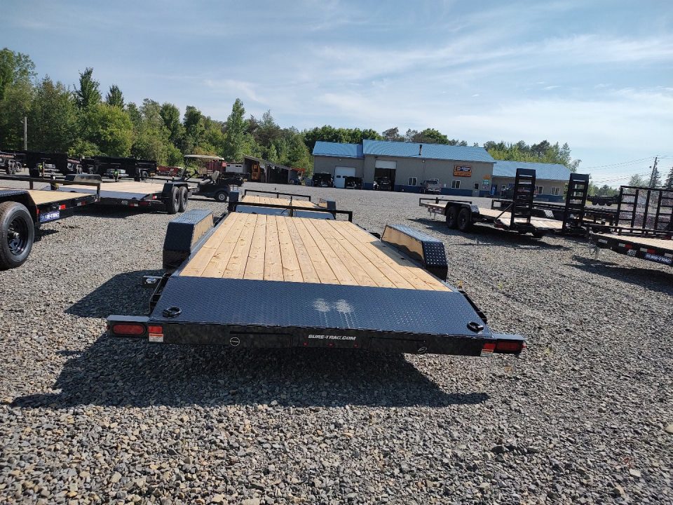 New 2027 Sure-Trac 7'x18' C-CHANNEL CAR TRAILER 7K