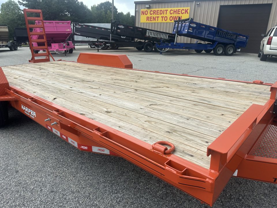 2026 7×20 Equipment Flatbed Trailer photo 4
