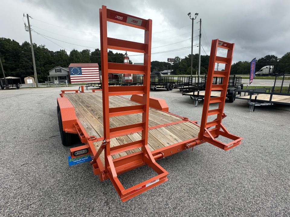 2026 7×20 Equipment Flatbed Trailer photo 2
