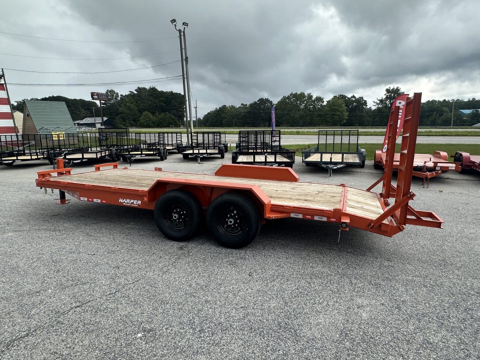 2026 7×20 Equipment Flatbed Trailer photo 6