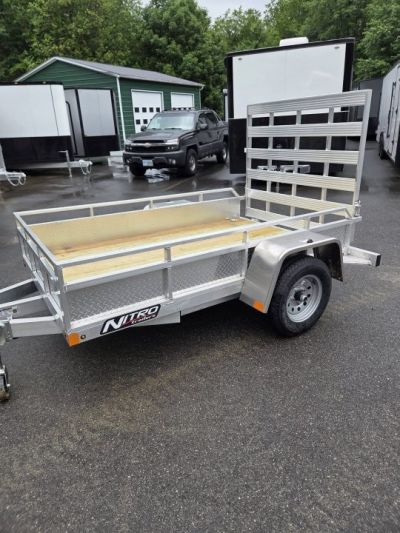 New 2026 Nitro 5x8 eut series aluminum utility trailer with enclosed sides Utility Trailer
