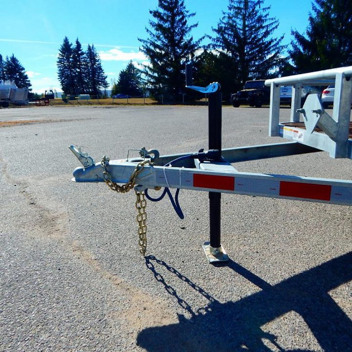 New 2023 Silver Mountain Trailers 7 x 12 Low Side Aluminum Utility Trailer 3K Utility Trailer