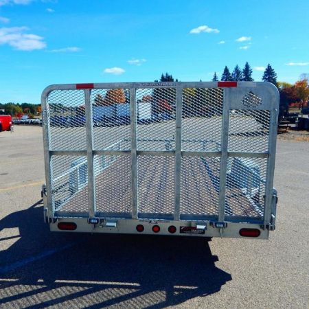 New 2023 Silver Mountain Trailers 7 x 12 Low Side Aluminum Utility Trailer 3K Utility Trailer