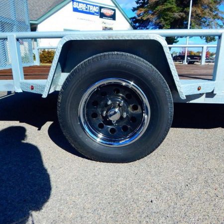 New 2023 Silver Mountain Trailers 7 x 12 Low Side Aluminum Utility Trailer 3K Utility Trailer