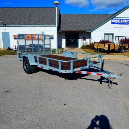 New 2023 Silver Mountain Trailers 7 x 12 Low Side Aluminum Utility Trailer 3K Utility Trailer