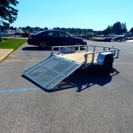 New 2023 Silver Mountain Trailers 5 x 8 Low Side Aluminum Utility Trailer 3K Utility Trailer