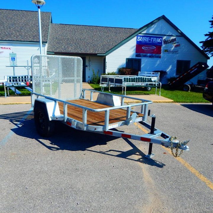 New 2023 Silver Mountain Trailers 5 x 8 Low Side Aluminum Utility Trailer 3K Utility Trailer