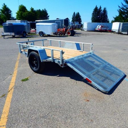 New 2023 Silver Mountain Trailers 5 x 8 Low Side Aluminum Utility Trailer 3K Utility Trailer